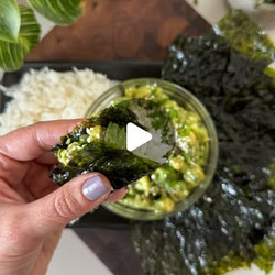 Avocado Cucumber Sushi Bites