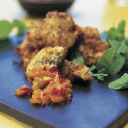 Baked Prawn &amp; Chilli Ginger Cakes