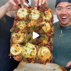 Protein Baked Parmesan Onion Ring Chips