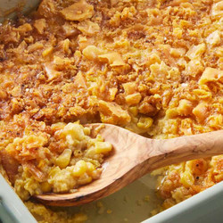 Old-fashioned Scalloped Corn side or vego casserole