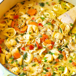 Chicken Tortellini Soup