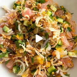 Pomelo Salad With Spicy Kumquat Dressing