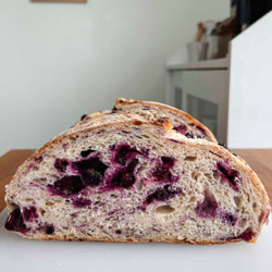 Blueberry Sourdough Bread