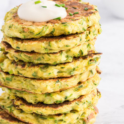 Easy Vegan Zucchini Fritters
