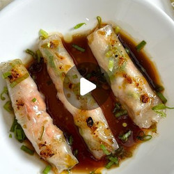 Rice Paper Shrimp Noodle Rolls (cherng Fun)