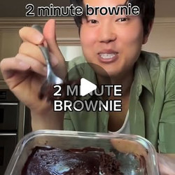 Simple 2 Minute Brownie Recipe