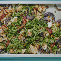 Roasted Cauliflower Salad With Feta And Dates
