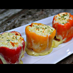 Philly Cheesesteak Stuffed Bell Pepper