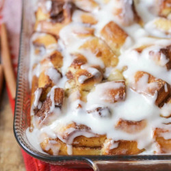 Cinnamon Roll French Toast Casserole