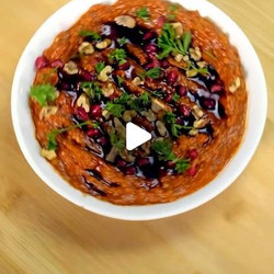 Muhammara (syrian Red Pepper Dip)