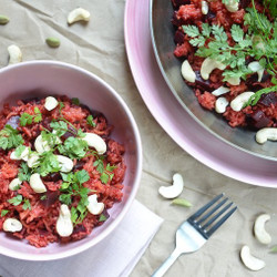 Spiced Pilau Rice With Beets Recipe