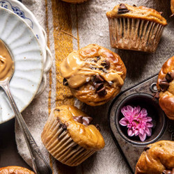 Blender Cottage Cheese Chocolate Chip Peanut Butter Banana Muffins