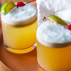 Ginger Lime Whiskey Sour