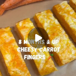 Cheesy Carrot Fingers