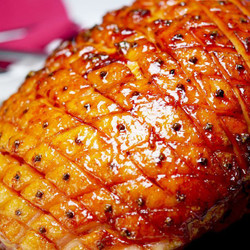 Maple Honey Mustard Glazed Ham Recipe