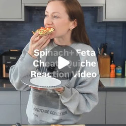 Spinach &amp; Feta Cheats Quiche