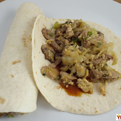 Moo Shu Pork With Homemade Hoisin Sauce