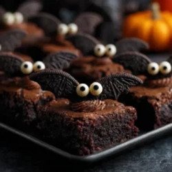 Halloween Bat Brownies