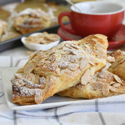 Flaky Almond Frangipane Puff Pastries