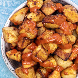 Patatas Bravas - Spanish Fried Potatoes