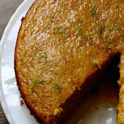 Flourless Fennel Almond Cake