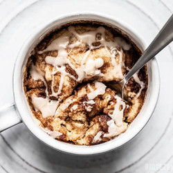 Cinnamon Nut Swirl Mug Cake