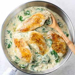 Chicken Florentine Skillet (low Carb)