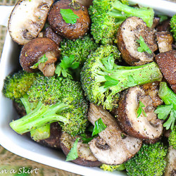Roasted Broccoli And Mushrooms Recipe