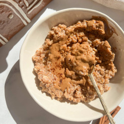 Warm Gingerbread Protein Bowl