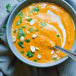 Creamy Vegan Fall Vegetable Curry Soup