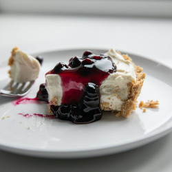 No Bake Blueberry Cheesecake