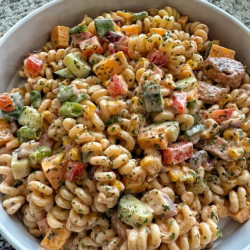 Barbecue Chicken Pasta Salad Recipe