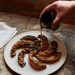 Roasted Pumpkin With Hazelnut Vinaigrette