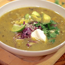 Tomatillo Chicken Soup