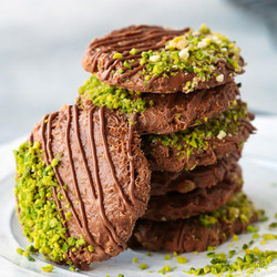 Chocolate Kunafa Cookies