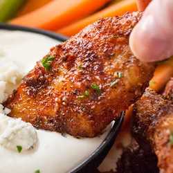 Epic Dry-rubbed Baked Chicken Wings