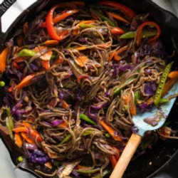 Veggie Teriyaki Stir-fry With Noodles