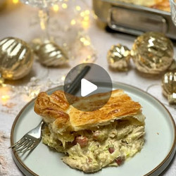 Creamy Turkey Leek And Bacon Pie