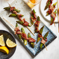 Japanese Bacon-wrapped Asparagus Skewers