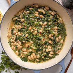 Simple Beans And Greens