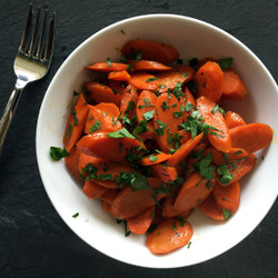 Ginger Beer Glazed Carrots