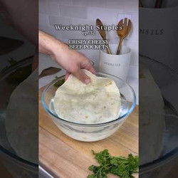 Crispy Cheesy Beef Pockets