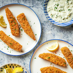 Baked Fish Sticks With Tartar Sauce