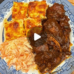 Trinidad &amp; Tobago Stew Chicken to serve With Macaroni Cheese &amp; Coleslaw. Mains meat