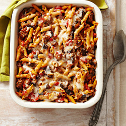 Eggplant-beef Pasta Bake