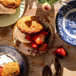 Muffin Top Strawberry Shortcakes