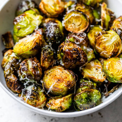 Air-Fried Brussels Sprouts (Metric Recipe)