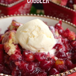 Cranberry Orange Cobbler