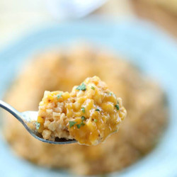 Easy Cheesy Cauliflower Rice Recipe