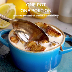 Lemon Bread &amp; Butter Pudding